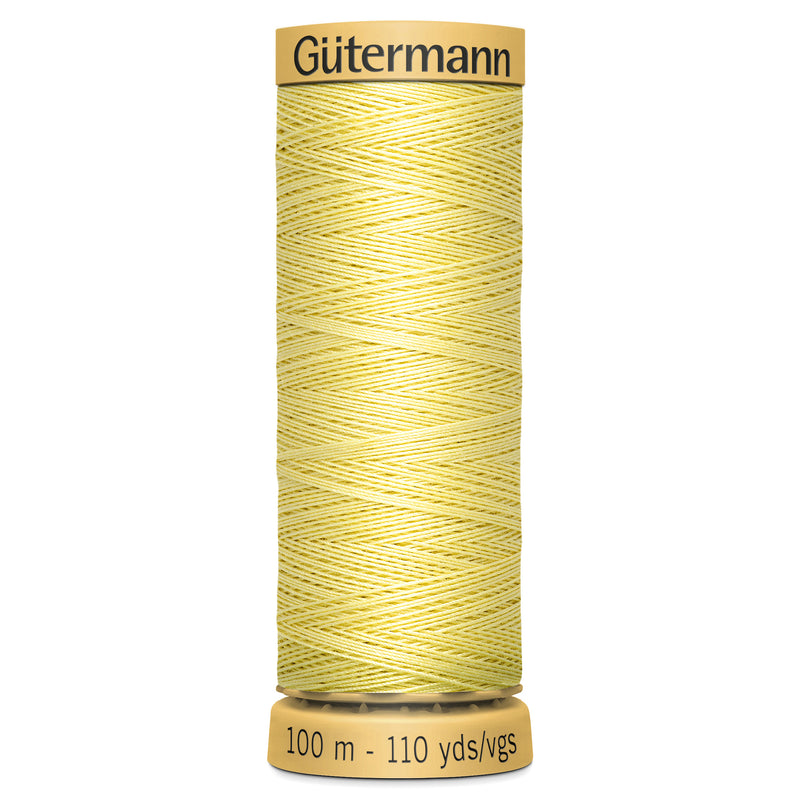 Load image into Gallery viewer, Gutermann 100% Natural Cotton - 100m Shade Yellow 0349
