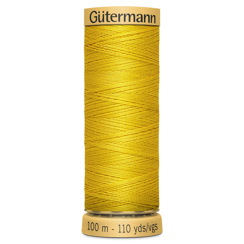 Load image into Gallery viewer, Gutermann 100% Natural Cotton - 100m Shade Yellow 0688