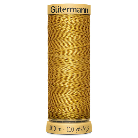 Gutermann 100% Natural Cotton - 100m Shade Yellow 0847