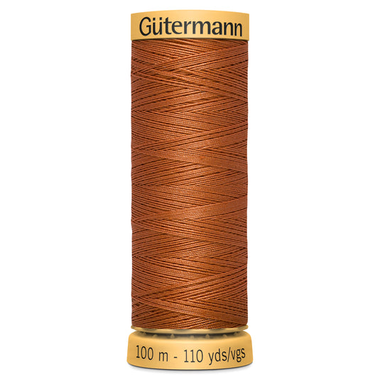 Gutermann 100% Natural Cotton - 100m Shade Brown 1955