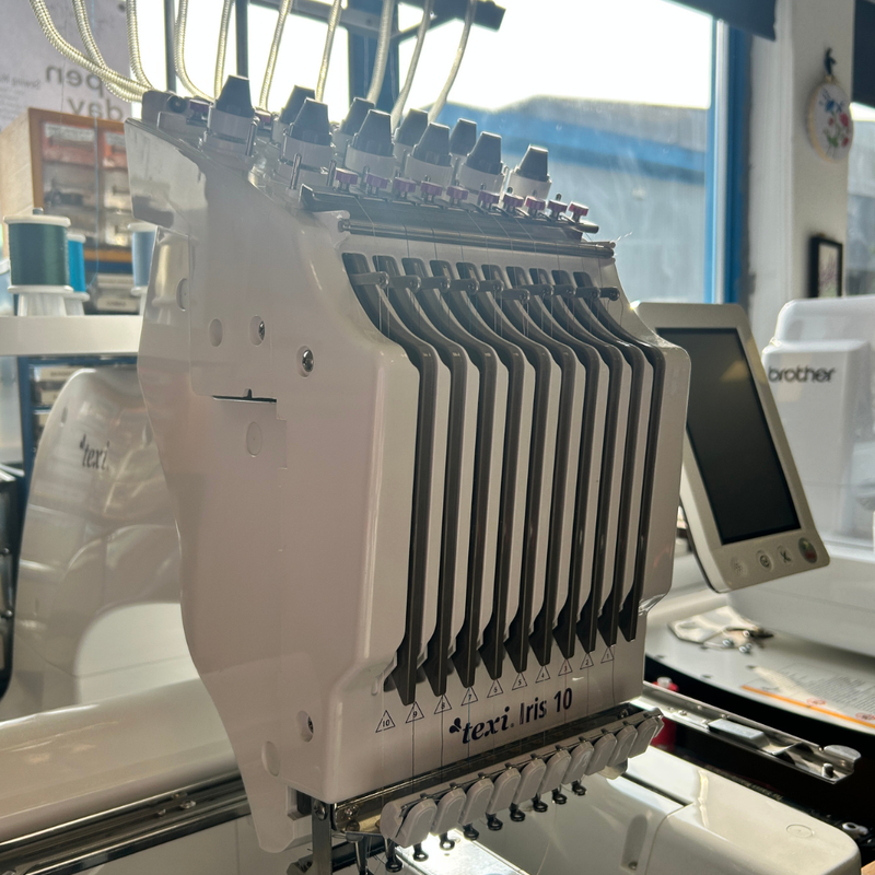 Load image into Gallery viewer, Texi Iris 10 Needle Industrial Embroidery Machine *DEMO