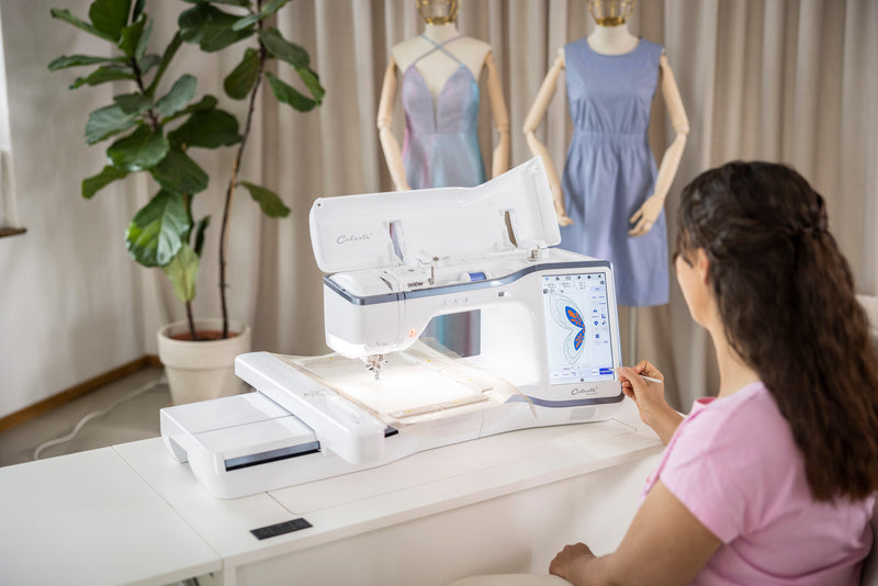 Load image into Gallery viewer, Brother Celeste CX1e Embroidery Machine