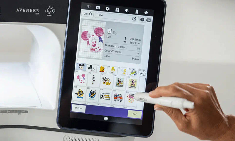 Load image into Gallery viewer, Brother Aveneer EV1 sewing, quilting and embroidery machine Flagship Machine