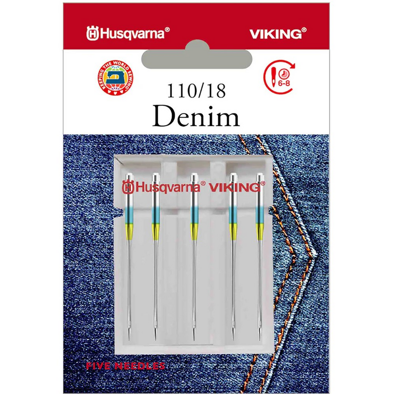 Load image into Gallery viewer, Husqvarna Viking Denim Domestic Sewing Machine Needles