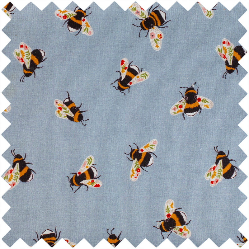 Load image into Gallery viewer, Sewing Machine Bag: Matt PVC: Blue Bee
