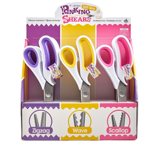 Sew Tasty Pinking Shears 23cm: Soft Grip