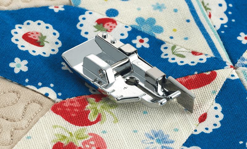 Load image into Gallery viewer, Brother 1/4 inch Piecing Foot with Guide F057