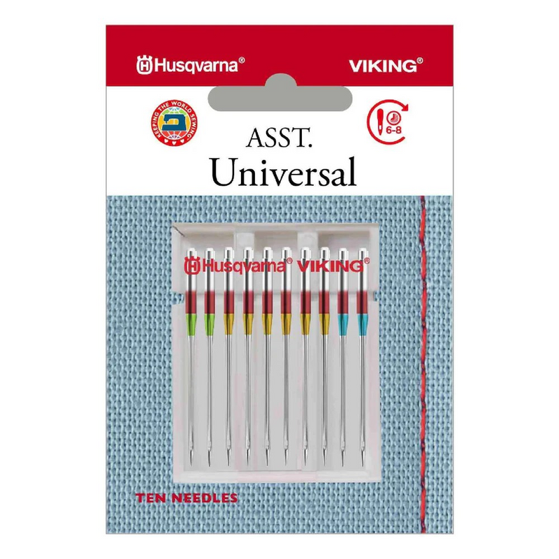Load image into Gallery viewer, Husqvarna Viking Universal Domestic Sewing Machine Needles 10 pack