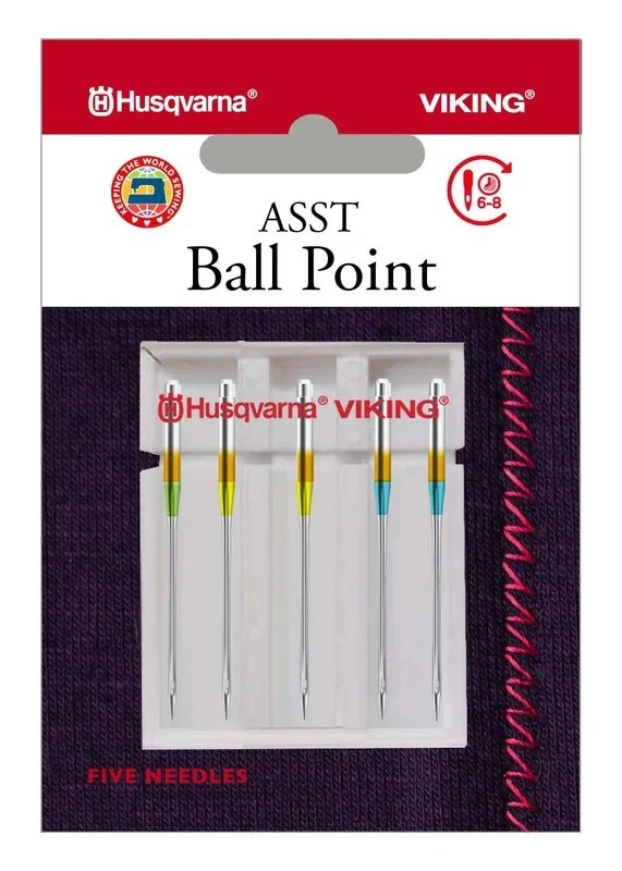 Load image into Gallery viewer, Husqvarna Viking Ball Point Domestic Sewing Machine Needles
