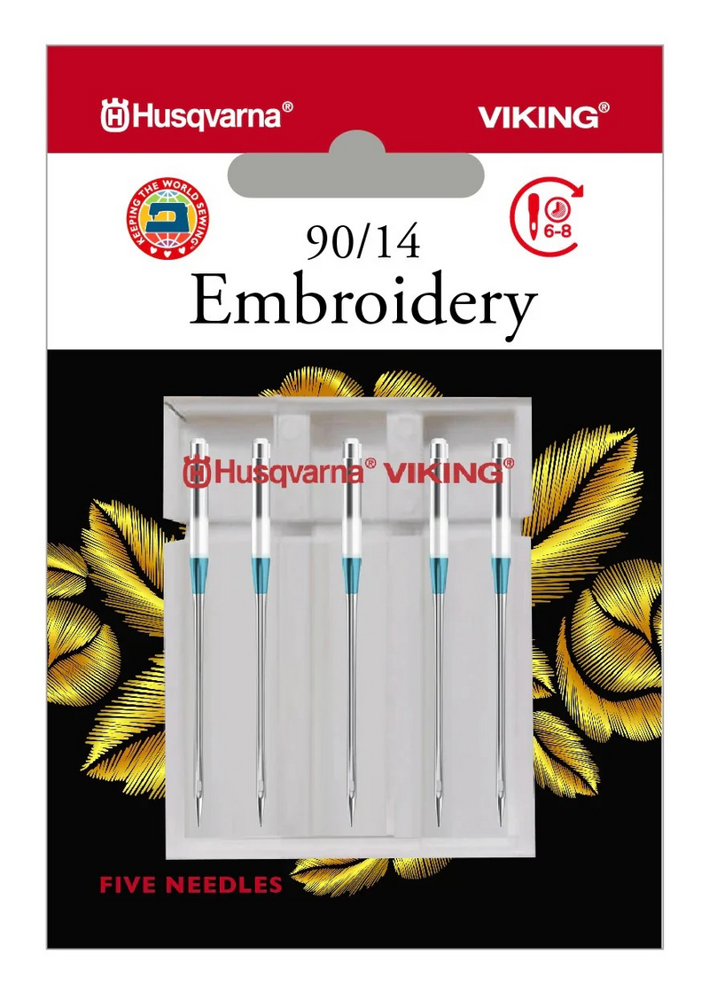 Load image into Gallery viewer, Husqvarna Viking Embroidery Domestic Sewing Machine Needles