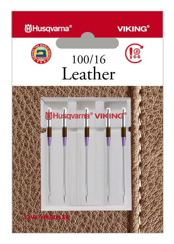 Load image into Gallery viewer, Husqvarna Viking Leather Domestic Sewing Machine Needles