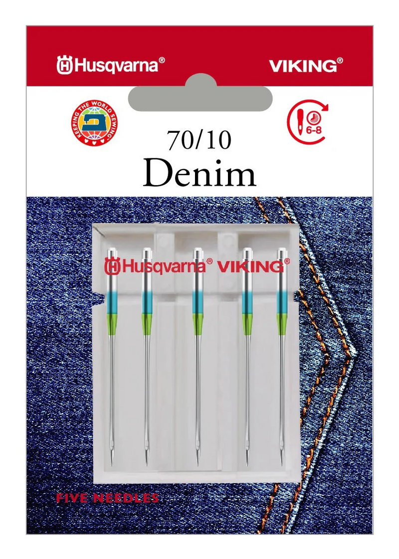 Load image into Gallery viewer, Husqvarna Viking Denim Domestic Sewing Machine Needles