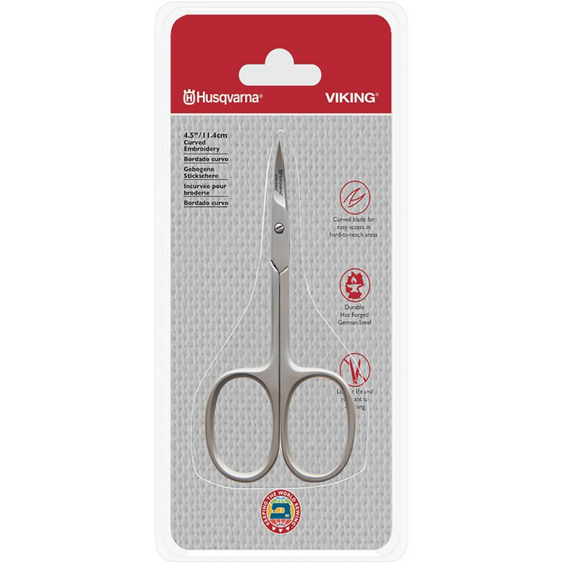 Load image into Gallery viewer, Husqvarna Viking - 3.5"/8.9CM Curved Embroidery Scissors