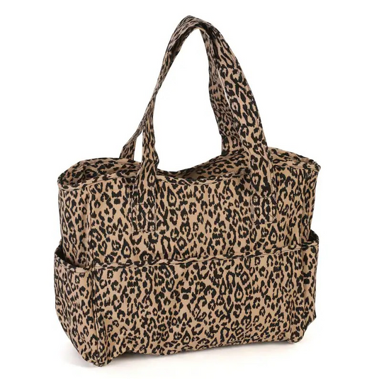 Leopard Print Craft Bag