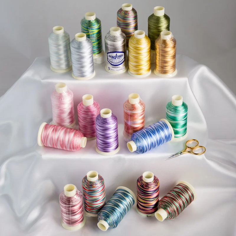 Load image into Gallery viewer, Marathon - Variegated Embroidery Thread 1000m reel