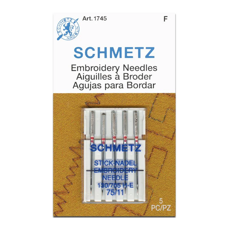 Load image into Gallery viewer, Schmetz Embroidery Domestic Embroidery Machine Needles
