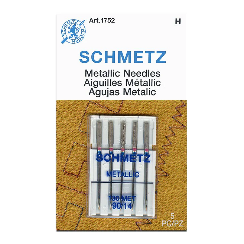 Load image into Gallery viewer, Schmetz Metallic Domestic Sewing Machine Needles