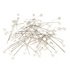 Load image into Gallery viewer, Hemline Gold Pins: Plastic Head: Nickel Plated Steel: 0.58 x 38mm: White: 60 Pieces