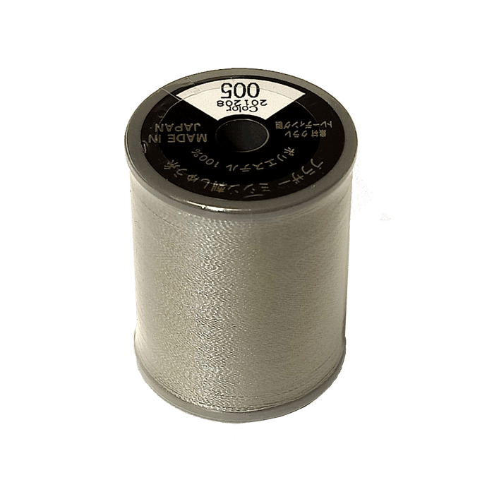 Brother Satin Embroidery Thread 300m Col.005 - Silver