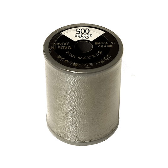 Brother Satin Embroidery Thread 300m Col.005 - Silver