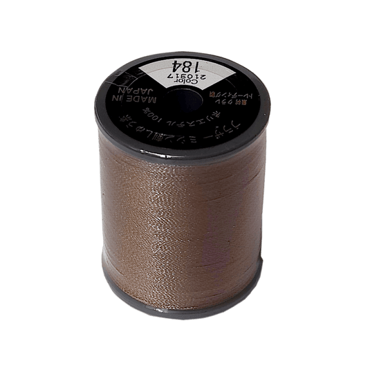 Brother Satin Embroidery Thread 300m Col.184S - Dark Coffee