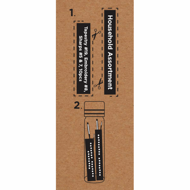Load image into Gallery viewer, Hemline Gold Hand Sewing Needles: Premium: Assorted Sizes: 10 Pieces