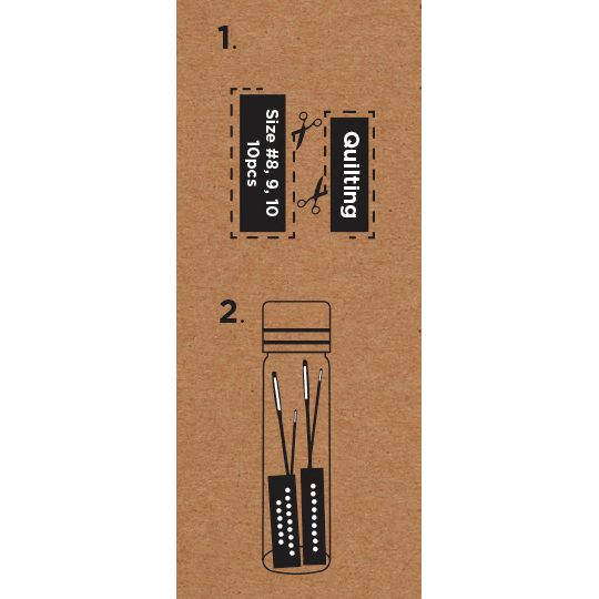 Load image into Gallery viewer, Hemline Gold Hand Sewing Needles: Premium: Quilting
