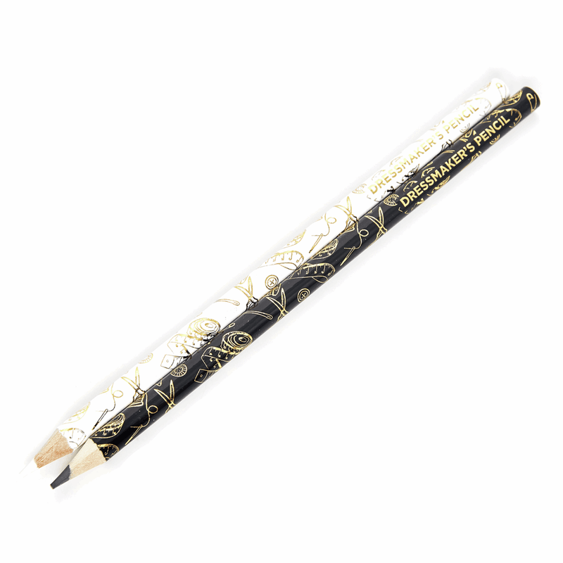 Load image into Gallery viewer, Hemline Gold Pencils: Dressmakers: Water Soluble: Grey and White: 2 Pieces Code: 299.2.HG