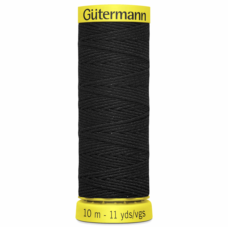 Load image into Gallery viewer, Elastic Thread Black 10m Col. 4017