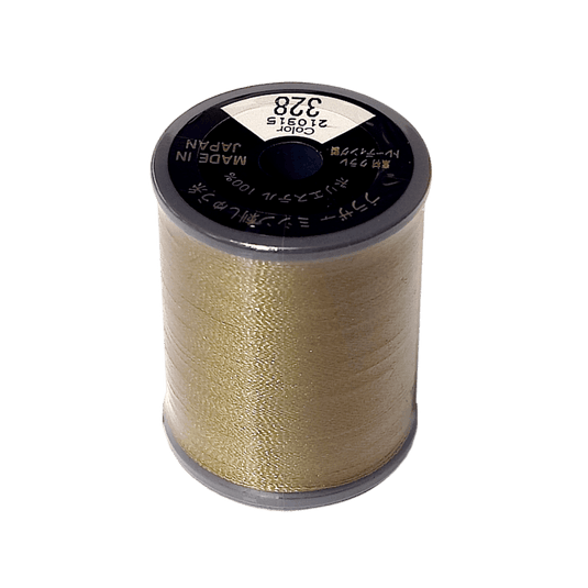 Brother Satin Embroidery Thread 300m Col.328 - Brass