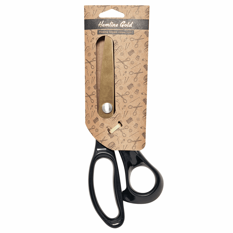 Load image into Gallery viewer, Scissors: Pinking Shears: 23.5cm/9.25in: Brushed Gold