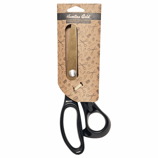 Scissors: Pinking Shears: 23.5cm/9.25in: Brushed Gold