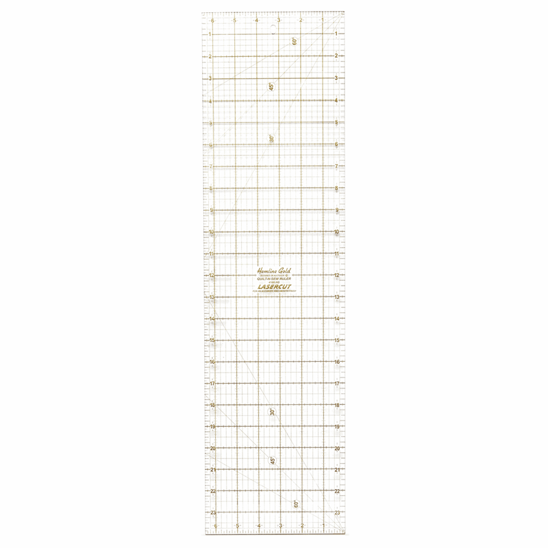 Load image into Gallery viewer, Hemline Gold Rule: Patchwork: 24 x 6.5in