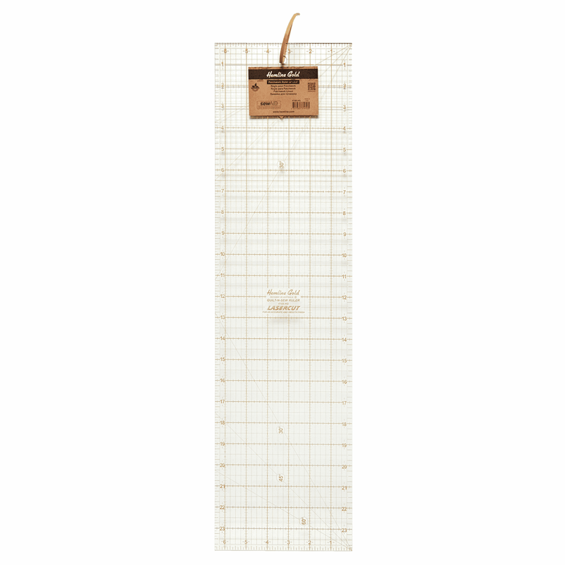 Load image into Gallery viewer, Hemline Gold Rule: Patchwork: 24 x 6.5in