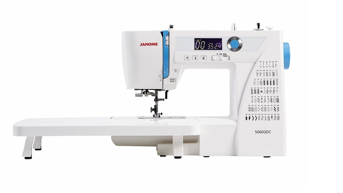 Janome 5060QDC Sewing & Quilting Machine - 60 Stitches - Buttonhole ...