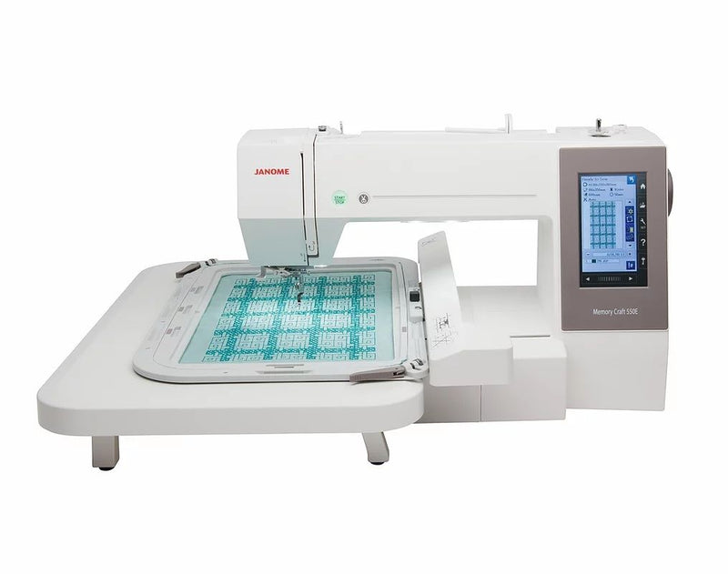 Load image into Gallery viewer, Janome Memory Craft 550E Embroidery Machine 
