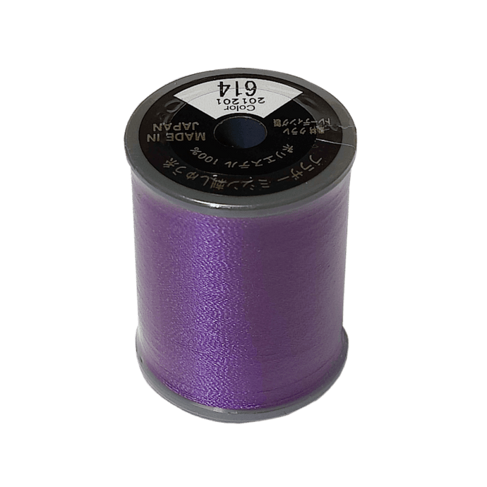 Brother Satin Embroidery Thread 300m Col.614 - Purple