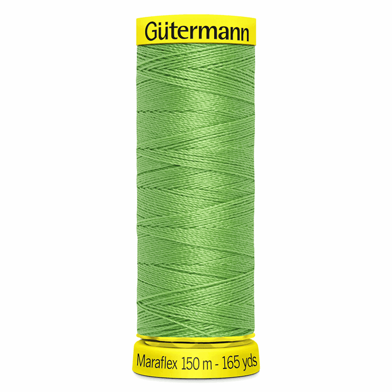 Load image into Gallery viewer, Gütermann Maraflex Stretch Thread 150m Lime Green