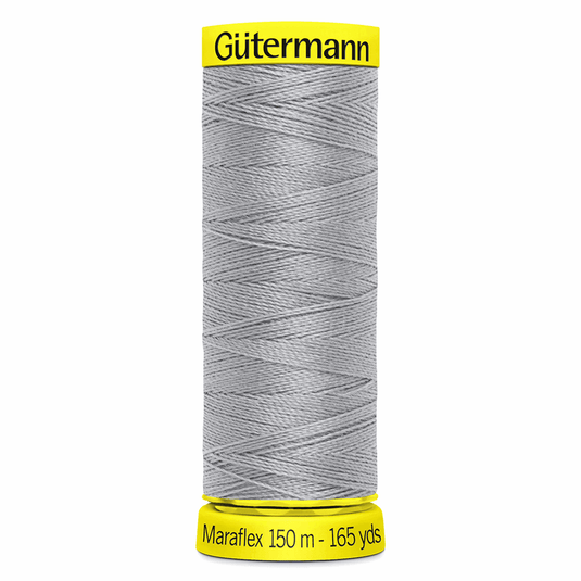 Gütermann Maraflex Stretch Thread 150m Mid Silver