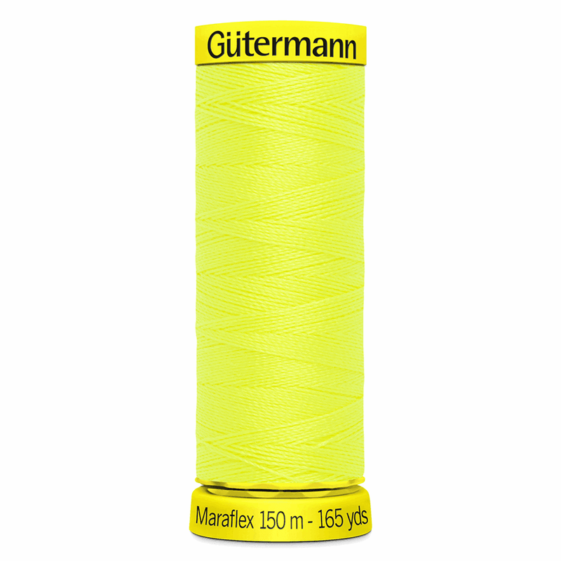 Load image into Gallery viewer, Gütermann Maraflex Stretch Thread 150m Neon Yellow