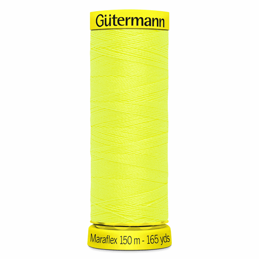 Gütermann Maraflex Stretch Thread 150m Neon Yellow