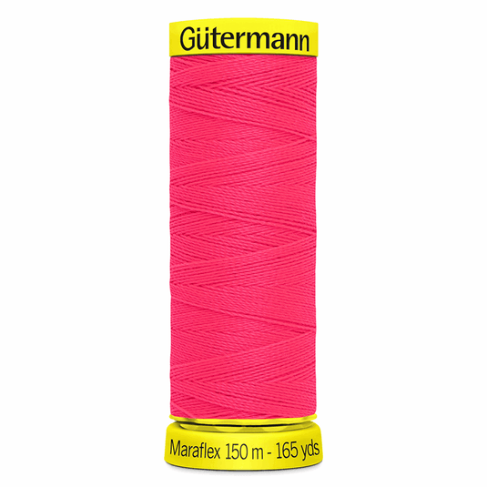 Gütermann Maraflex Stretch Thread 150m Neon Pink