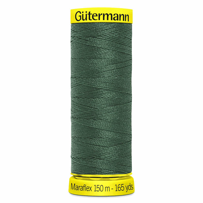 Load image into Gallery viewer, Gütermann Maraflex Stretch Thread 150m Pine Green