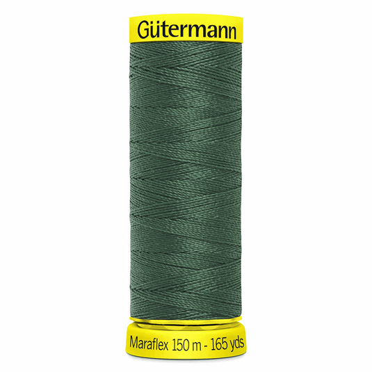 Gütermann Maraflex Stretch Thread 150m Pine Green 