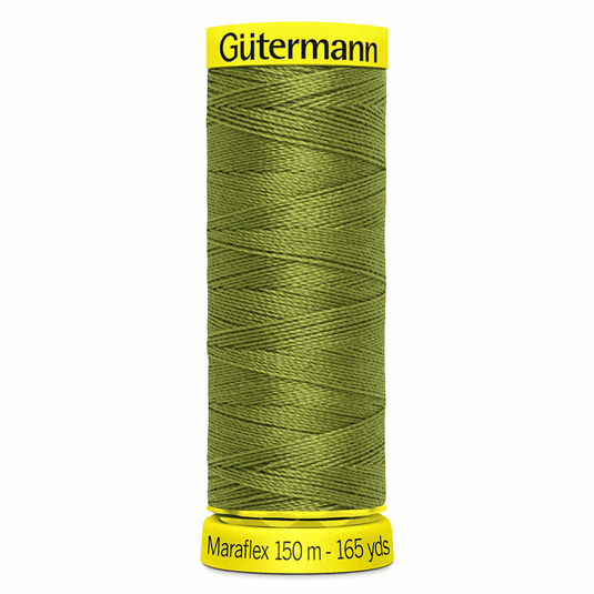 Gütermann Maraflex Stretch Thread 150m Moss Green