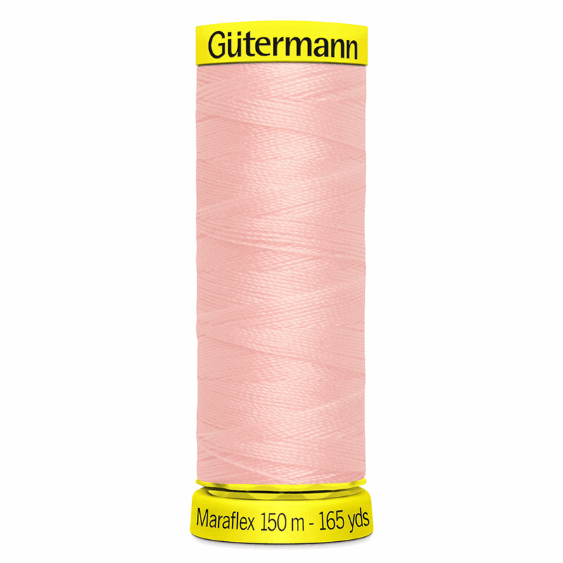 Load image into Gallery viewer, Gütermann Maraflex Stretch Thread 150m Powder Pink