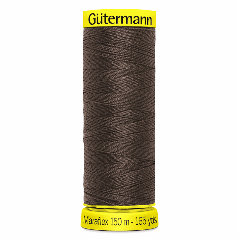 Load image into Gallery viewer, Gütermann Maraflex Stretch Thread 150m Brown