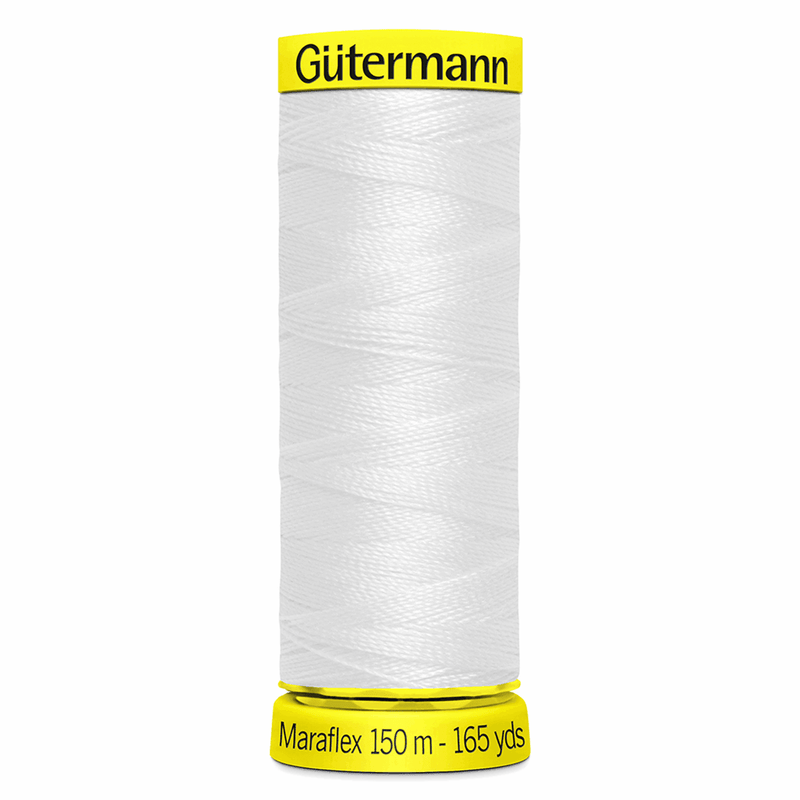 Load image into Gallery viewer, Gütermann Maraflex Stretch Thread 150m White