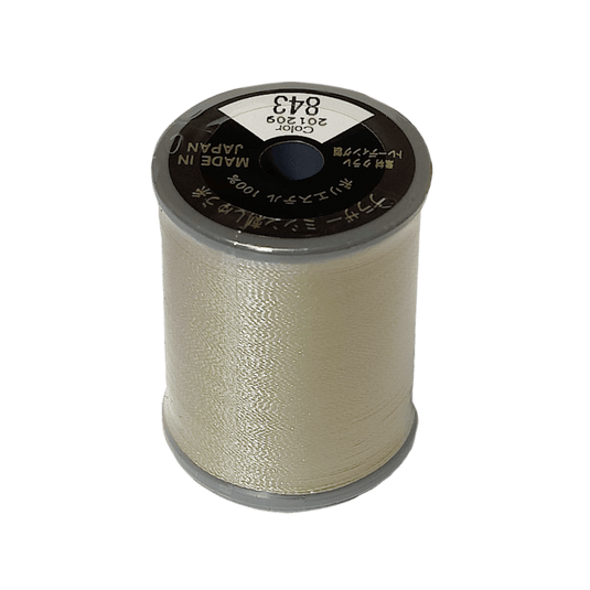 Brother Satin Embroidery Thread 300m Col.843 - Beige