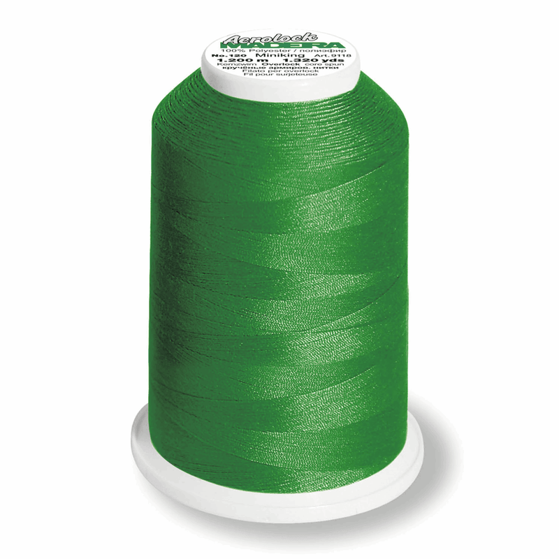 Load image into Gallery viewer, Madeira Aerolock overlocker thread 8500 Emerald: 2,500m